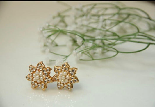 Pearl Star earrings