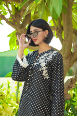 Monochrome Polka Shirt